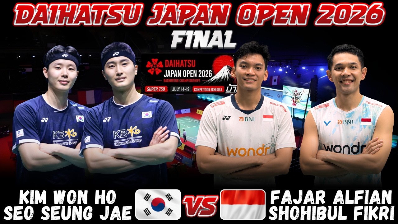 🔥FANTASTIC FINAL🔥 KIM Won Ho SEO Seung Jae vs Fajar ALFIAN Shohibul FIKRI | Japan Open 2026