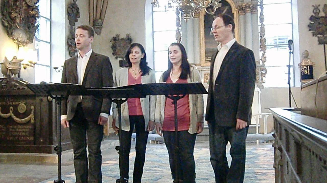 Quartetten sjunger 