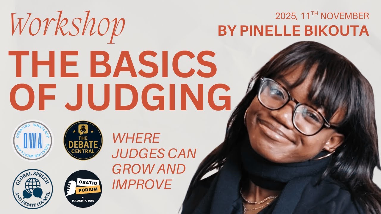 The Basics Of Judging [By Pinelle Bikouta] | The Debate Central