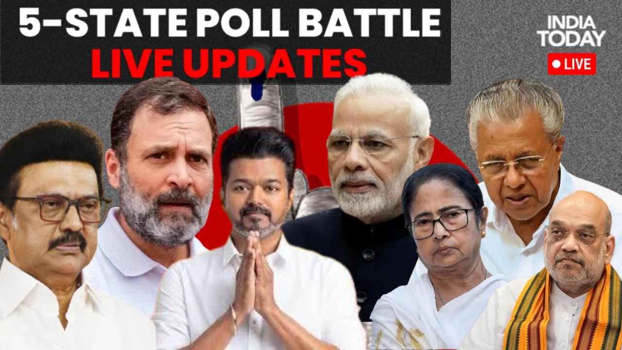 Elections News LIVE: Poll Dates Announced For West Bengal, Keralam, Tamil Nadu, Assam & Puducherry