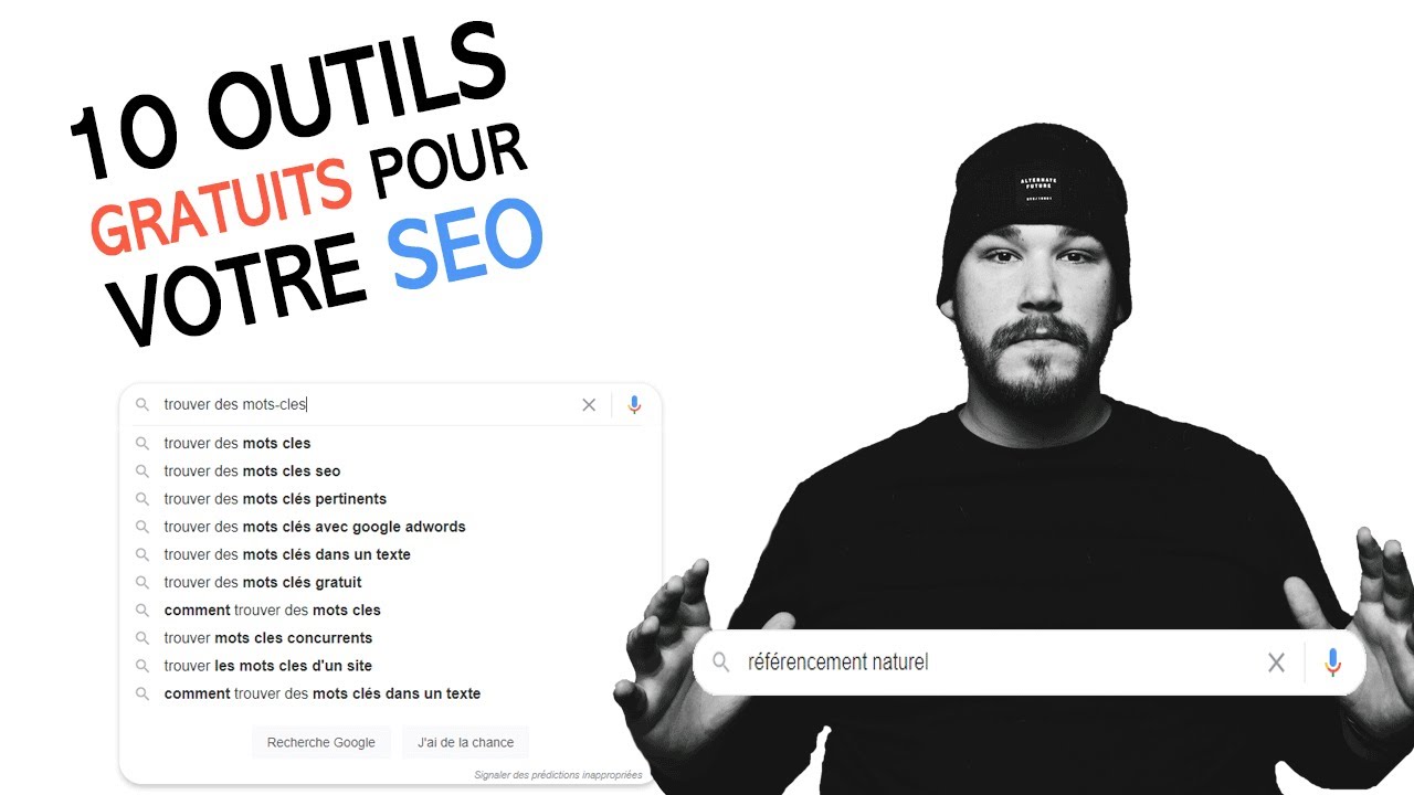 10 outils SEO gratuits : Trouver des MOTS CLES en REFERENCEMENT NATUREL
