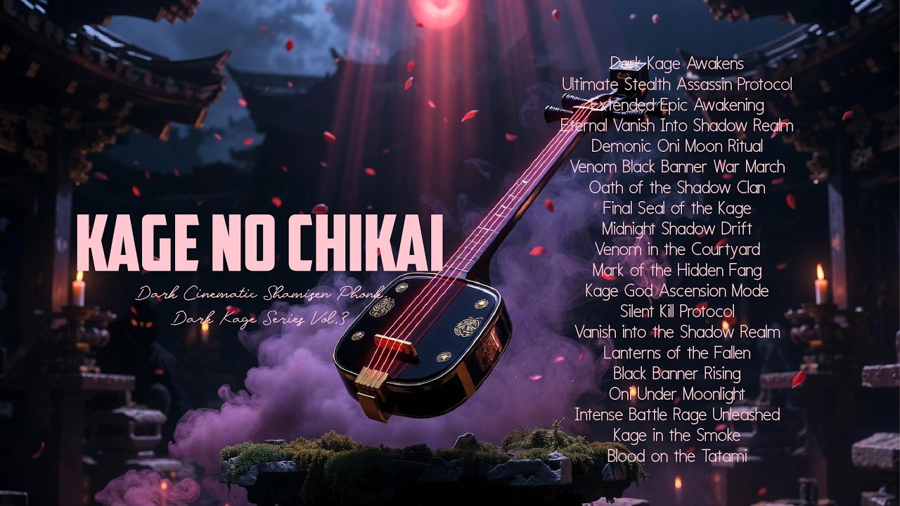 KAGE NO CHIKAI ❤️ | Dark Cinematic Shamisen Phonk Album 2026