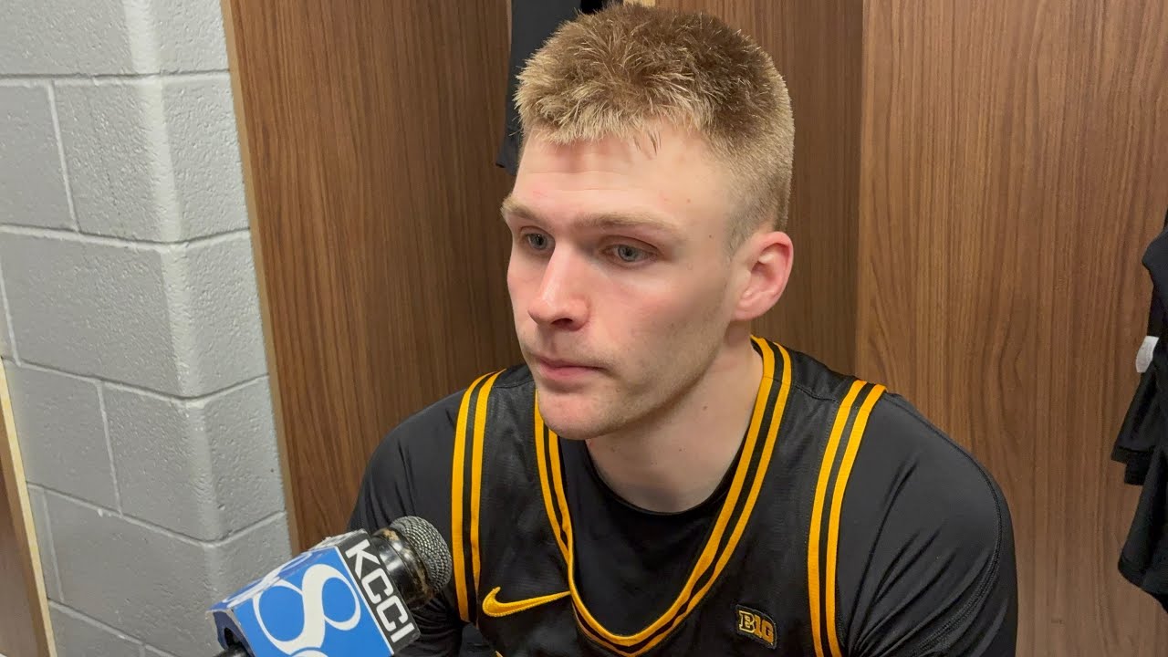 Bennett Stirtz reacts to Iowa basketball’s loss to Ohio State