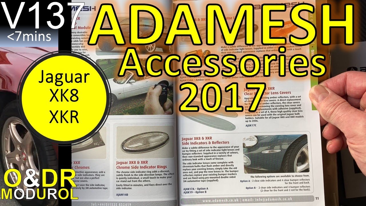 Jaguar XK8 Adamesh Product Catalogue 2017 V137 / XKR (X100)