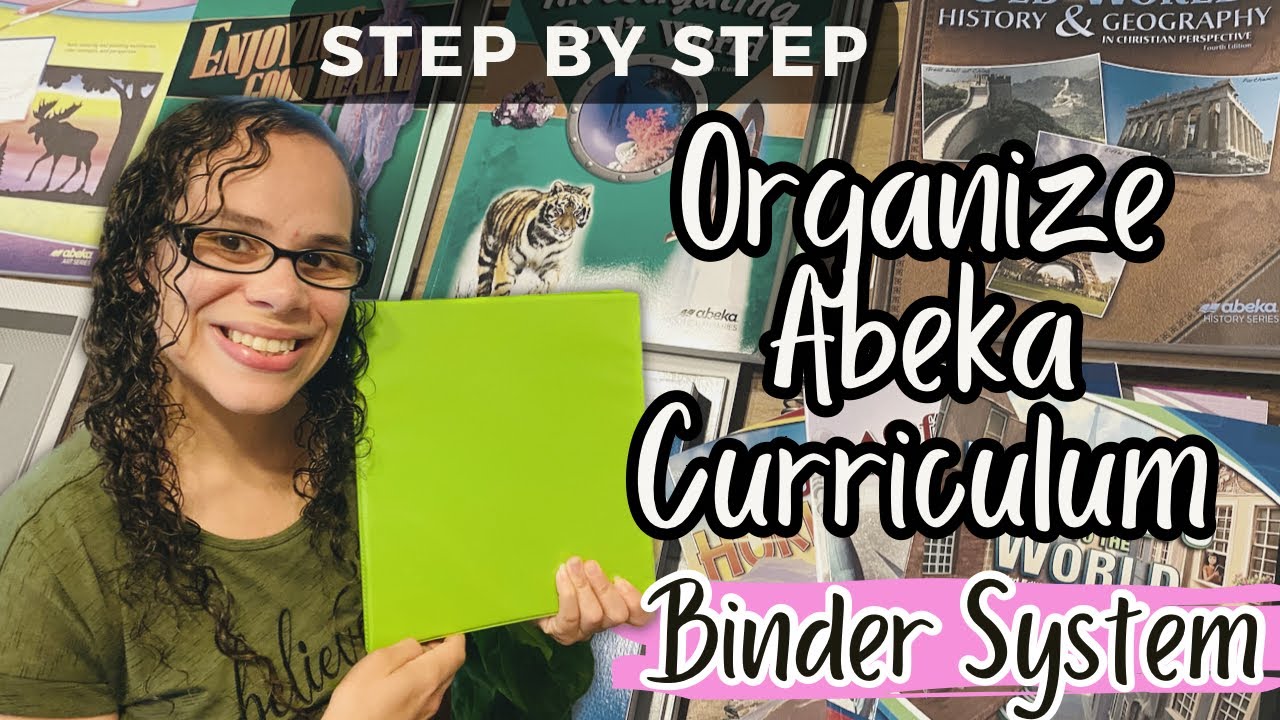 HOW TO ORGANIZE ABEKA HOMESCHOOL CURRICULUM | BINDER SYSTEM 5th grade