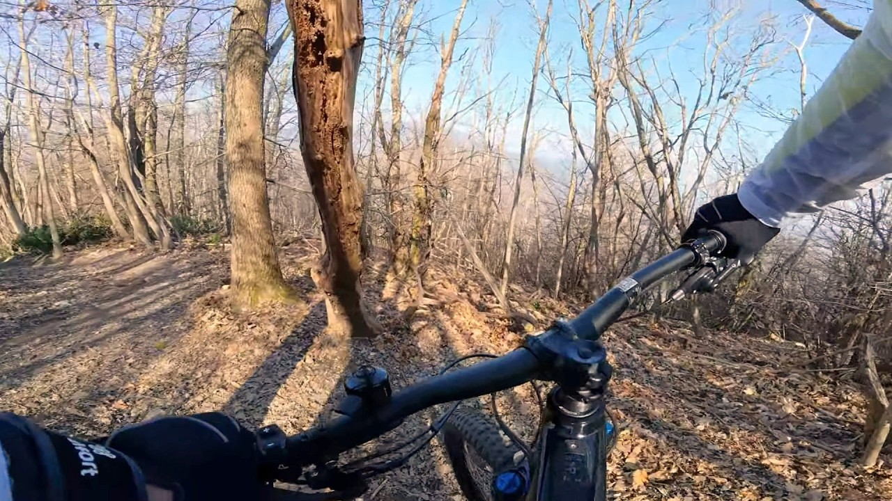 MTB sui Colli Euganei - Discesa H, discesa del Rusta - Action CAM by Keno MTB
