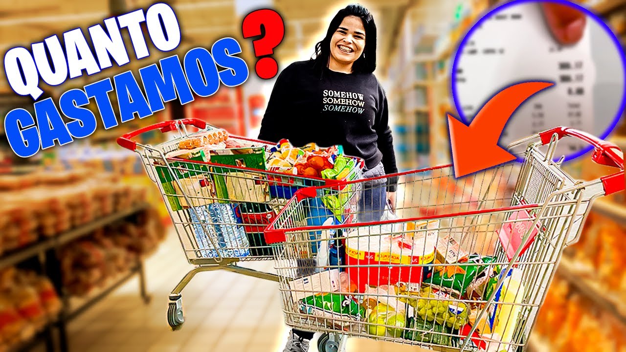 QUANTO GASTAMOS POR MÊS NO SUPERMERCADO EM PORTUGAL.