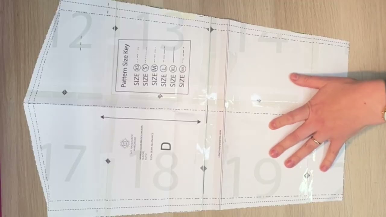 Pattern piece length adjustment tutorial