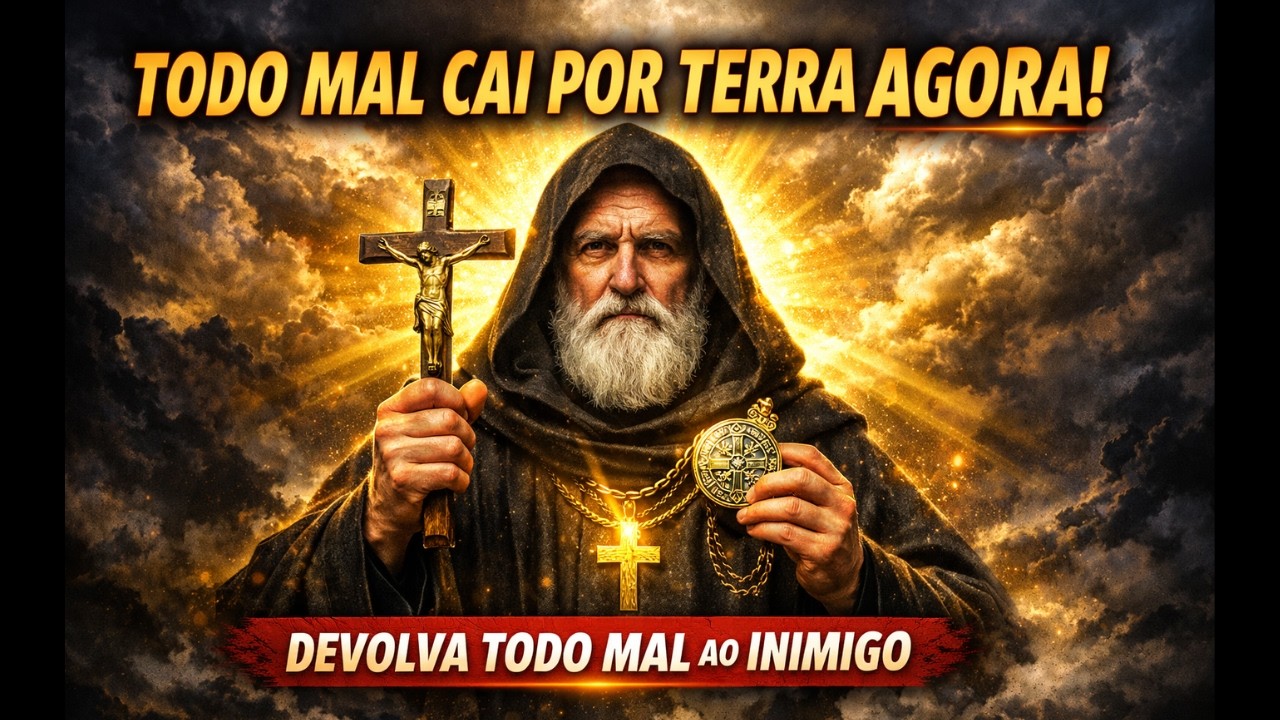 🔴São Bento Devolve Todo Mal Agora! Reze Esta Oração e Receba Proteção Espiritual✨🎯