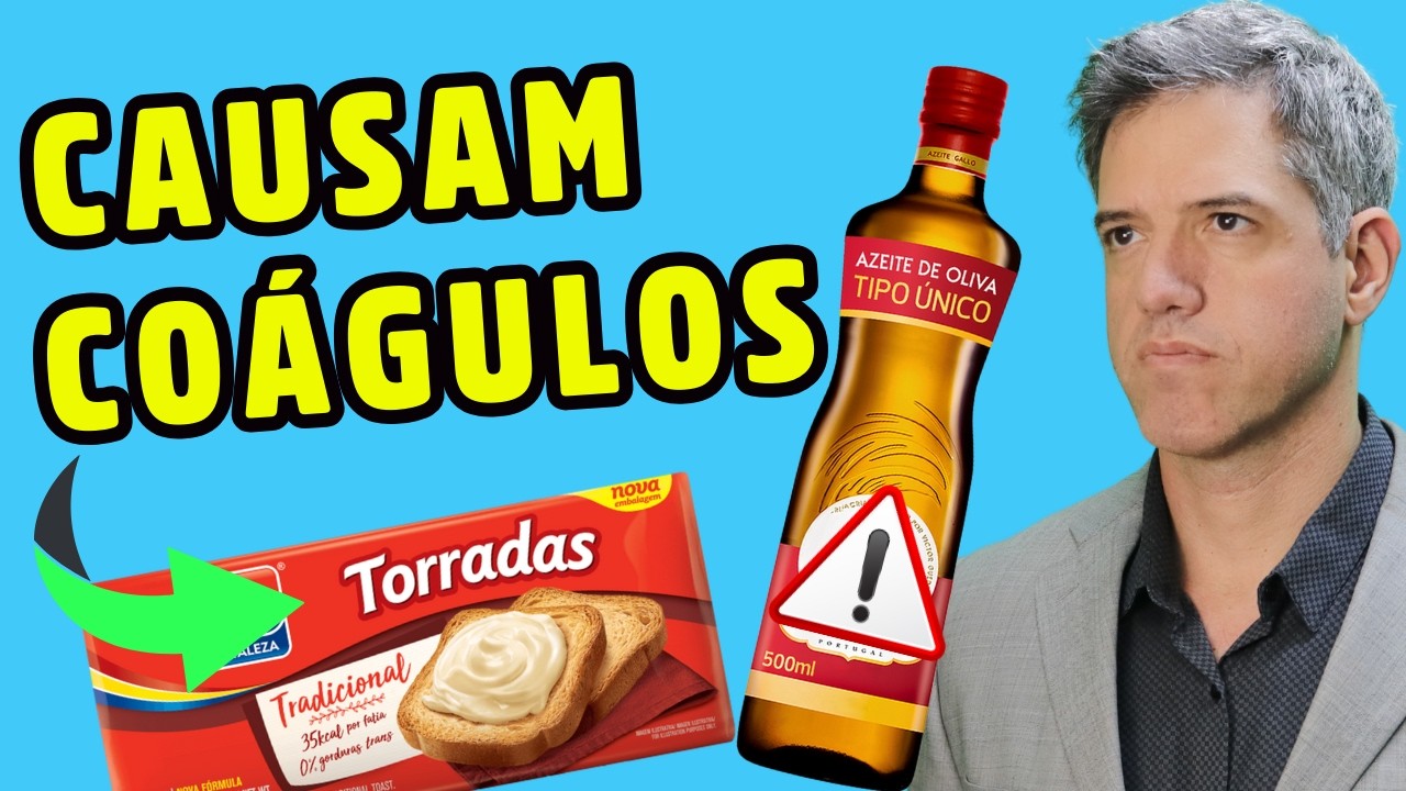 8 PIORES ALIMENTOS QUE CAUSAM COÁGULOS E DANIFICAM SUAS ARTÉRIAS  - Dr Alain Dutra