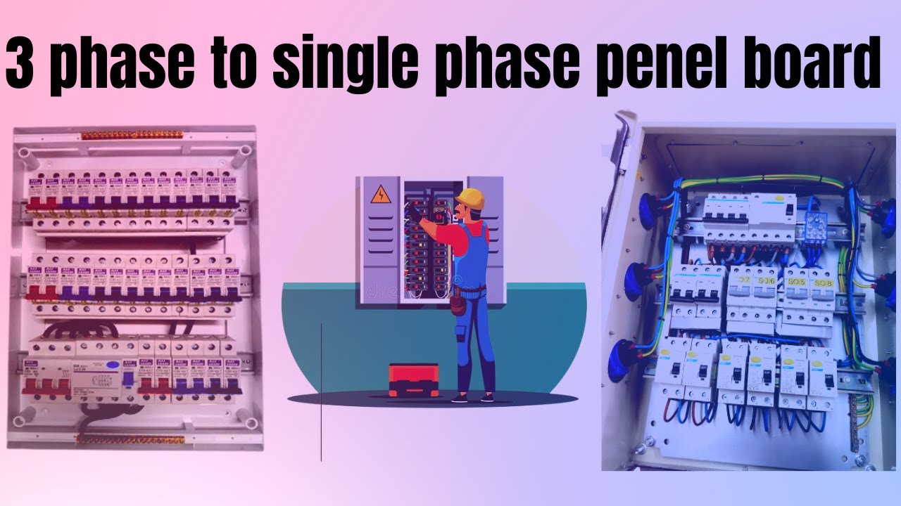 how to make 3 phase panel board | 3 phase wiring | @electricalmabschool