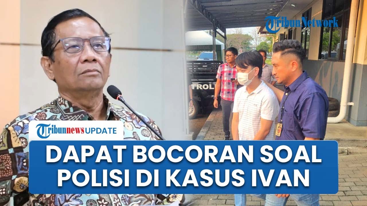 Mahfud MD Komentari Kasus Ivan Sugiamto dan Judol Komdigi, Akui dapat Bocoran soal Kinerja Polisi