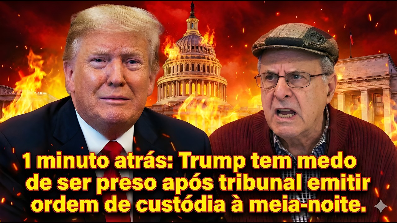 1 minuto atrás: Trump tem medo de ser preso após tribunal emitir ordem de custódia à meia-noite.