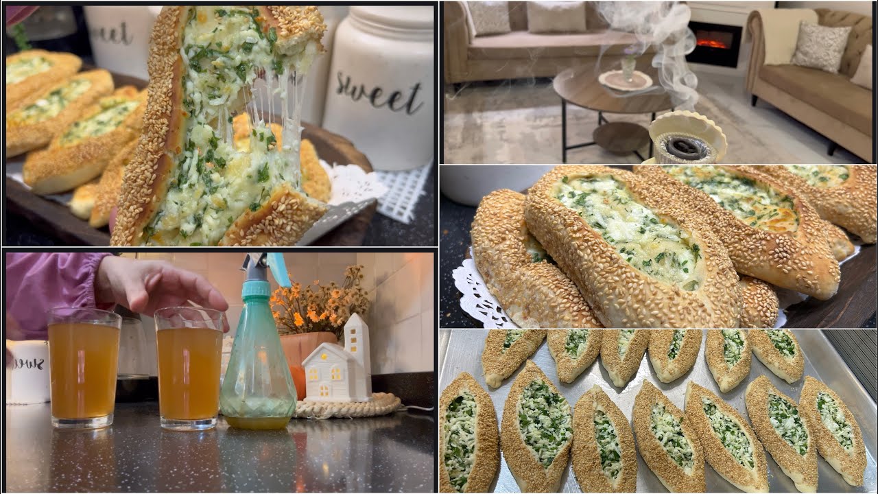 روتين الام البيتوتيه🏡فطاير سميت الجبن الذيذه🥟👌🏻
