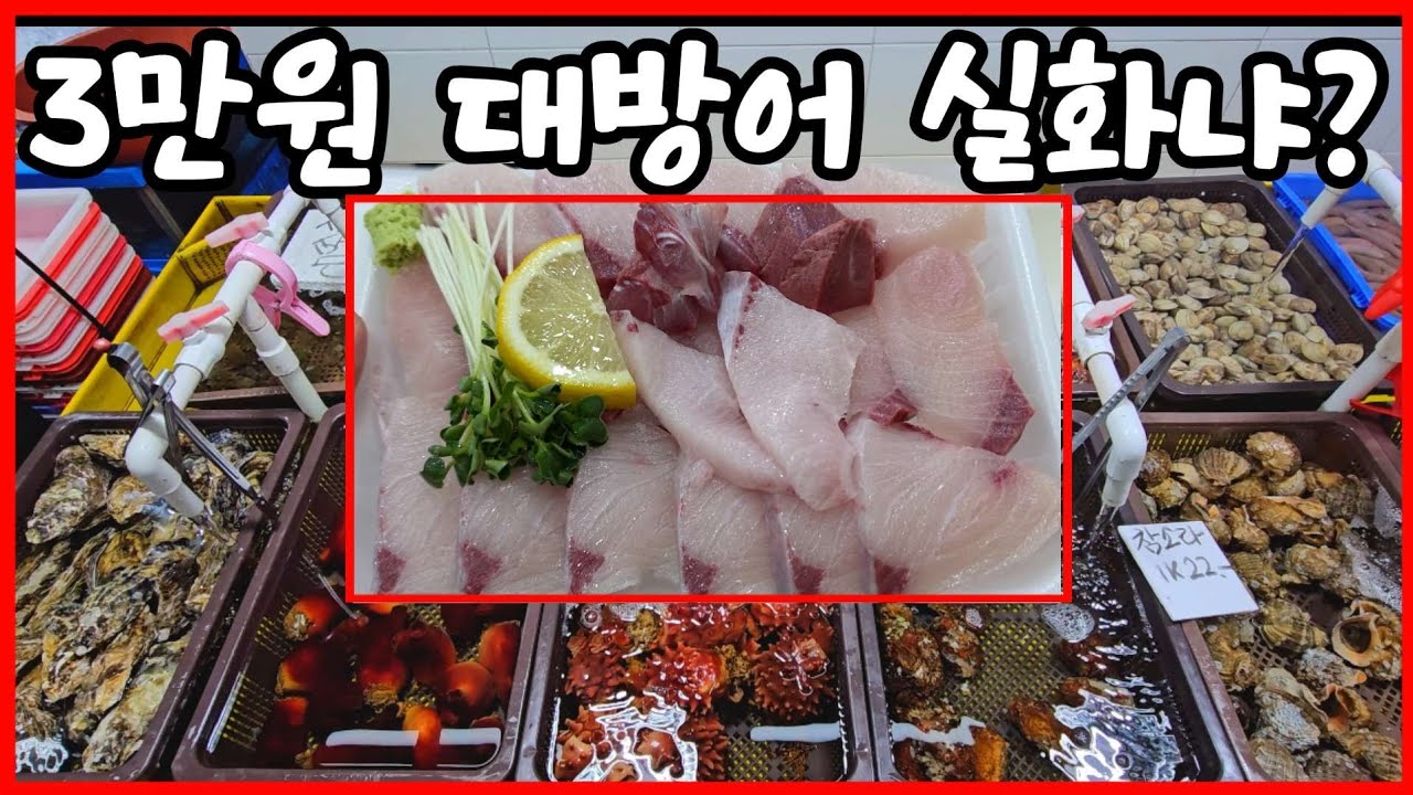 싱싱한 대방어를 3만원에? 직접 가봤습니다