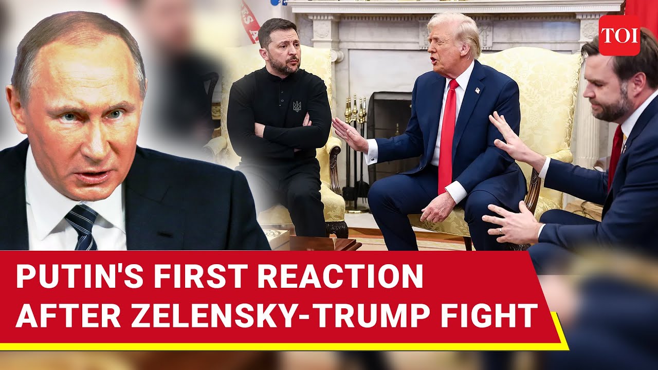 Putin's Big Statement After 'Historic' Zelensky-Trump Showdown At White House | Watch