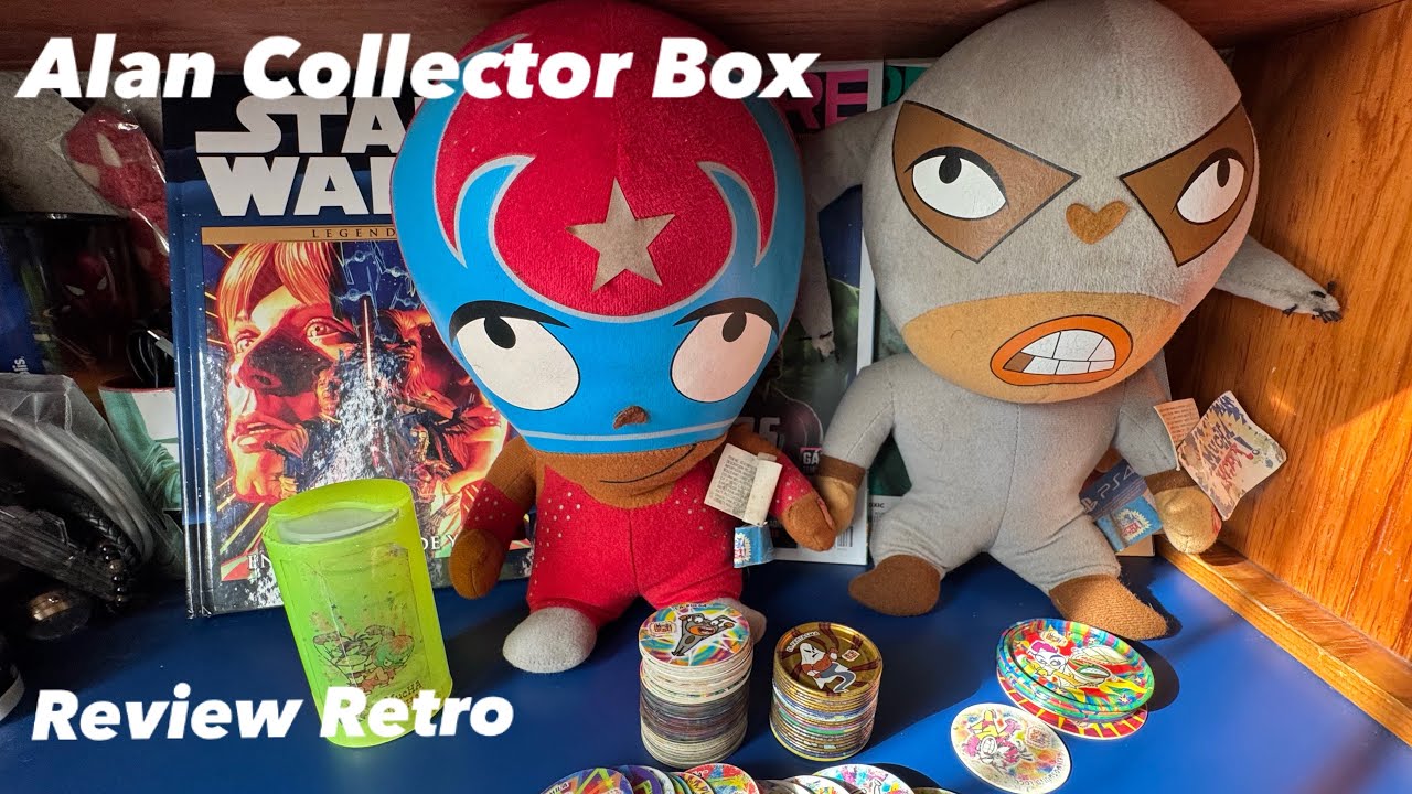Mucha Lucha / Mini colección de tazos + Peluches de Ricochet y La Pulga / Review Retro
