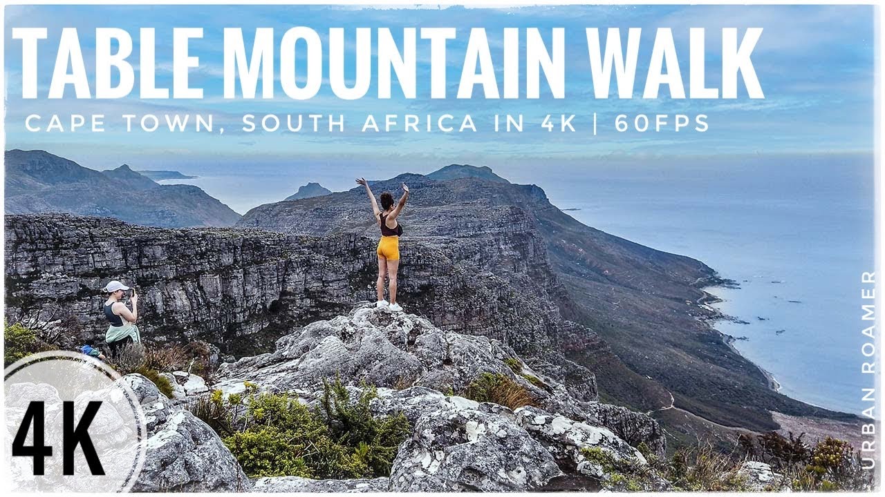 Table Mountain Walking Tour, Cape Town 🇿🇦 | Breathtaking Panorama Views in 4K 60FPS