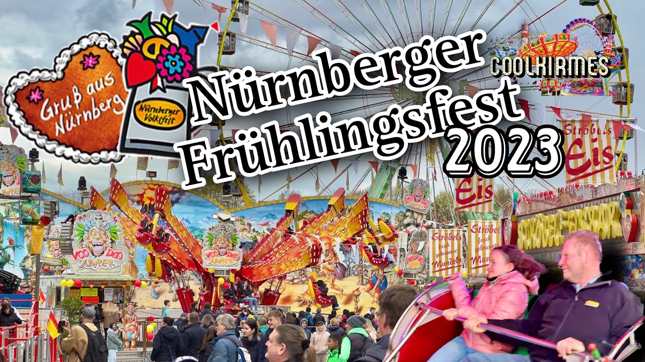 Rein ins Vergnügen 🎡| Nürnberger Frühlingsfest 2023 [ Impressionen] - Clip by CoolKirmes