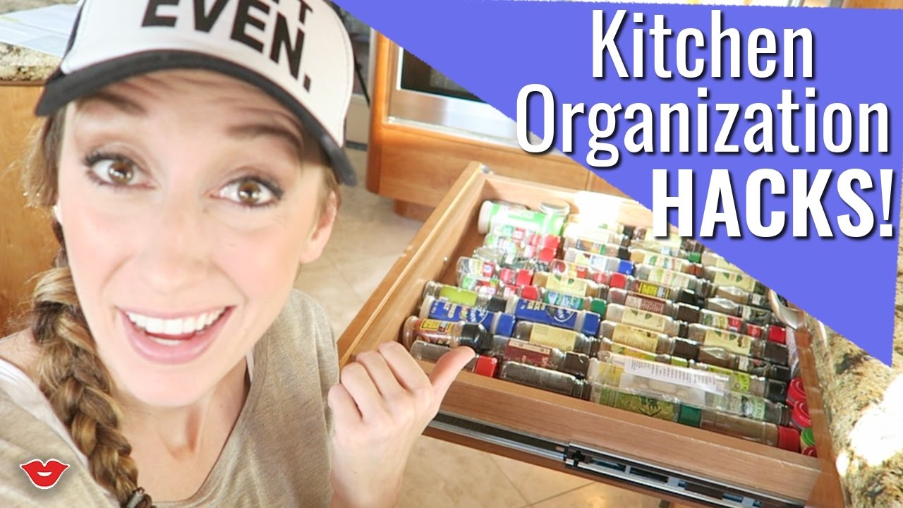 Kitchen Organization Hacks! | Jordan from Millennial Moms