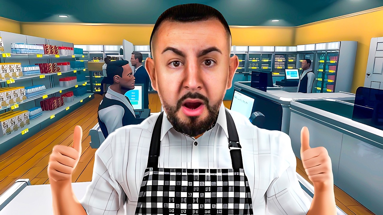 PAPI GAVI JUEGA A SIMULADOR de CAJERO