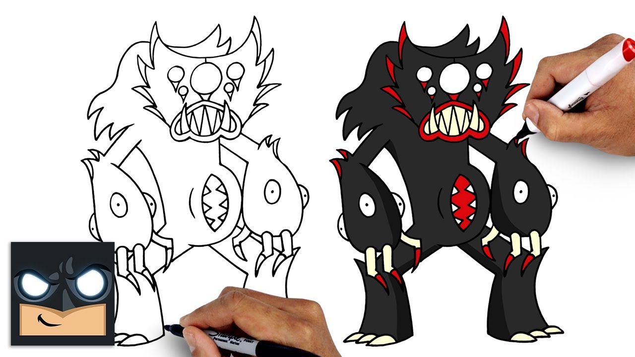 How To Draw Killy Willy | Poppy Playtime