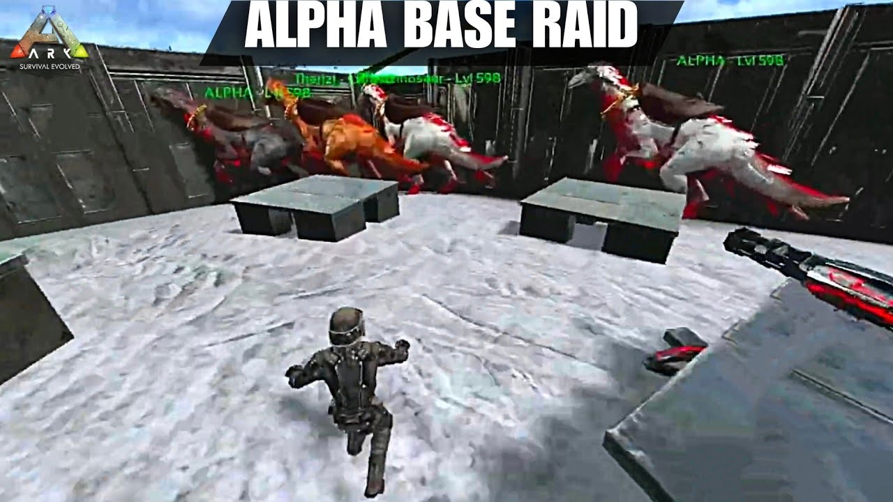 ARK MOBILE ALPHA BASE RAID S13 THE END 