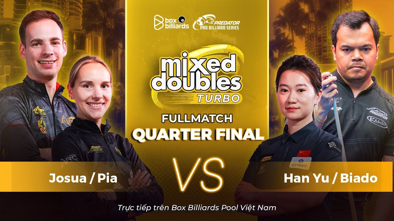 Tứ Kết | Joshua Filler / Pia Filler vs Han Yu / Carlo Biado | Mixed Doubles Turbo 2026