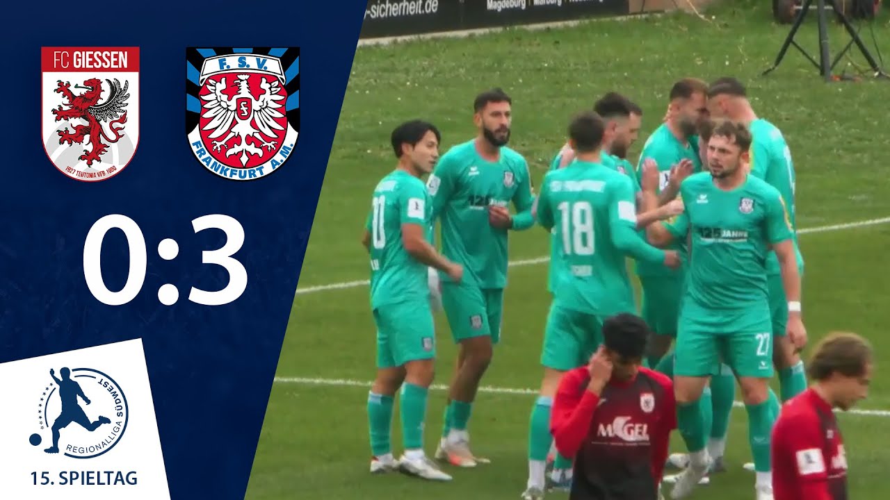 Frankfurt baut Vorsprung aus | FC Gießen - FSV Frankfurt | 15. Spieltag RLSW