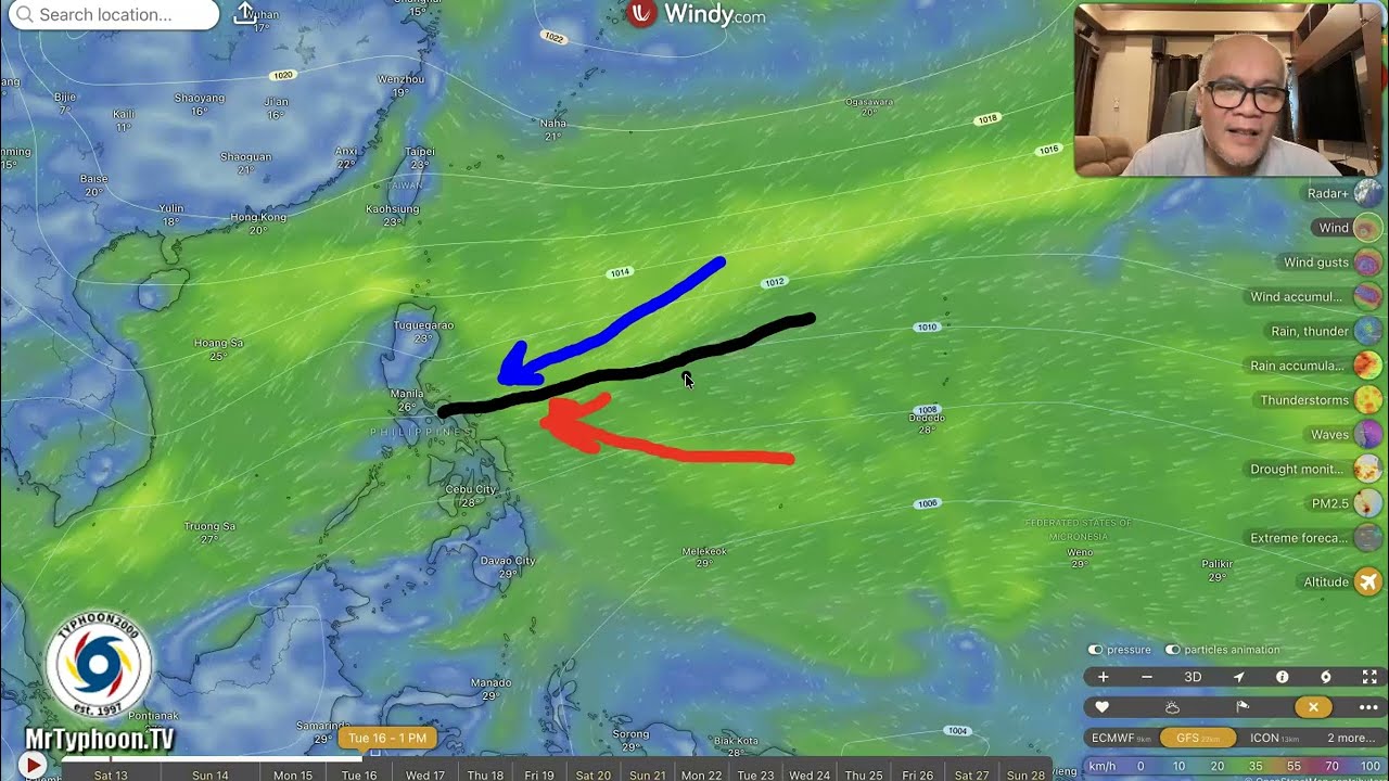 Amihan + &ldquo;Shear Line&rdquo; Mananatili Sa Silangang Pilipinas Hanggang Pasko.