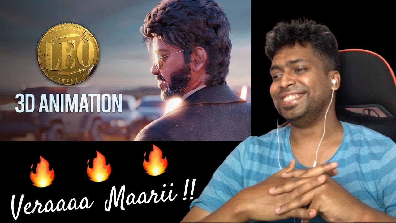 LEO Animation Teaser Reaction | MADDY MADHAV | #naaready | M.O.U | Mr Earphones #Leo #thalapathy