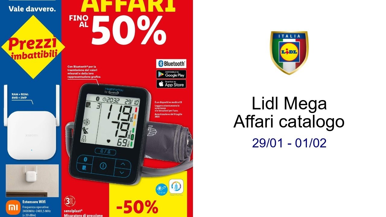 Lidl Mega Affari catalogo 29/01 - 01/02