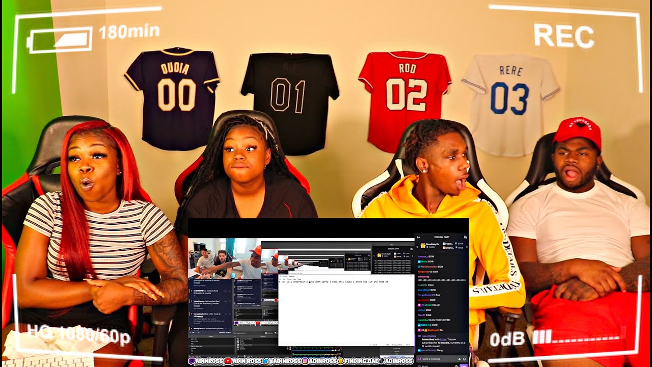 ADIN ROSS STREAM AFTER GETTING WISDOM TEETH REMOVED W/ BLOU | REACTION