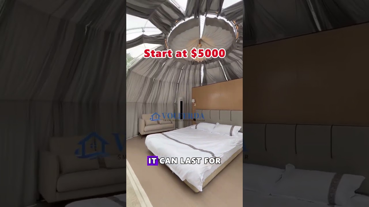 Купольный дом от 5000 долларов #prefabhouse #tinyhouse #volferda #vacationhouse #tinyhome #airbnb
