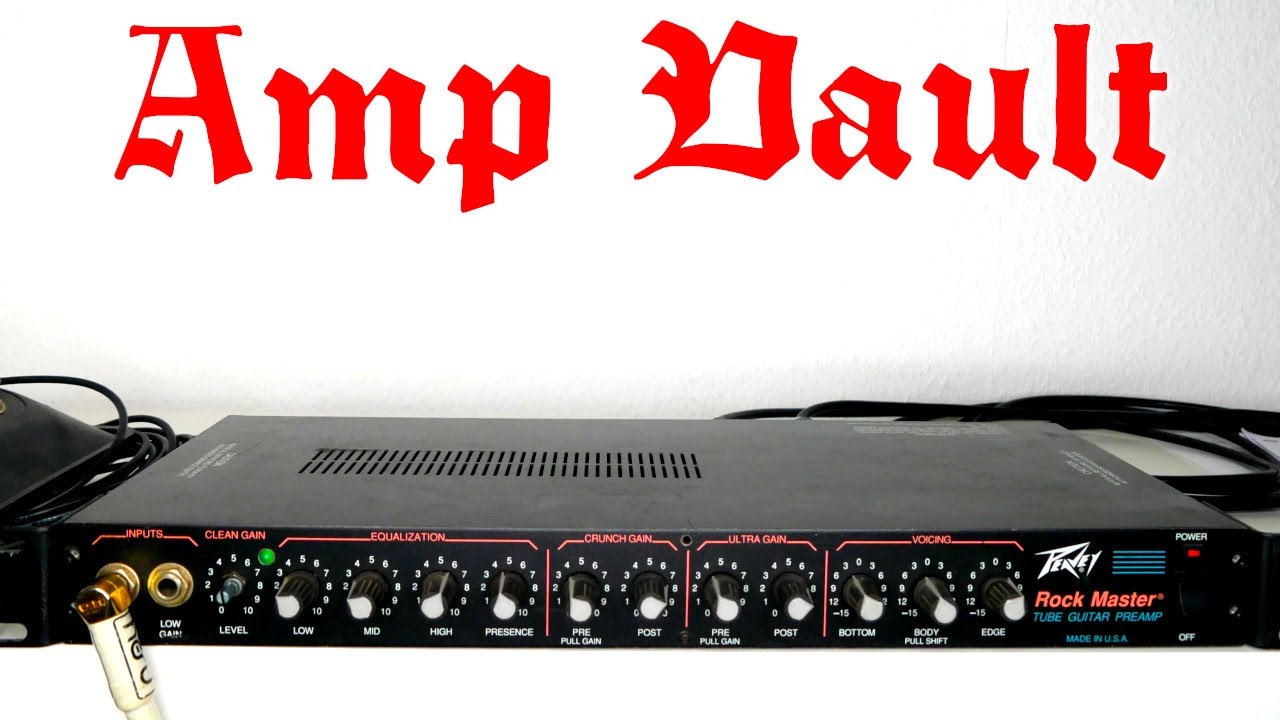 Дедушка Triple XXX, JSX и т. д. Обзор предусилителя Peavey Rockmaster (Amp Vault)