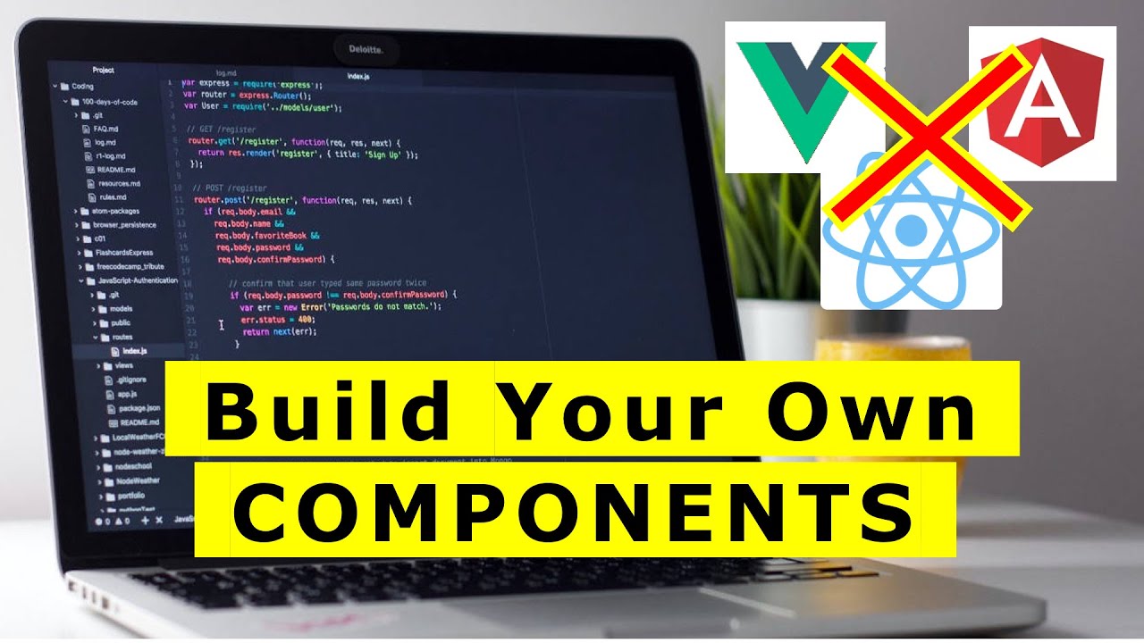Create Reusable Components (HTML/JS) without Frameworks | Website Development Tutorial