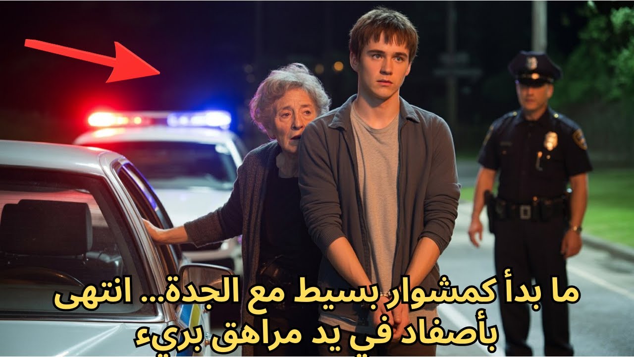 مراهق يُعتقل ظلمًا أثناء قيادته مع جدته… لكن ما اكتشفته الشرطة قلب الموازين بالكامل