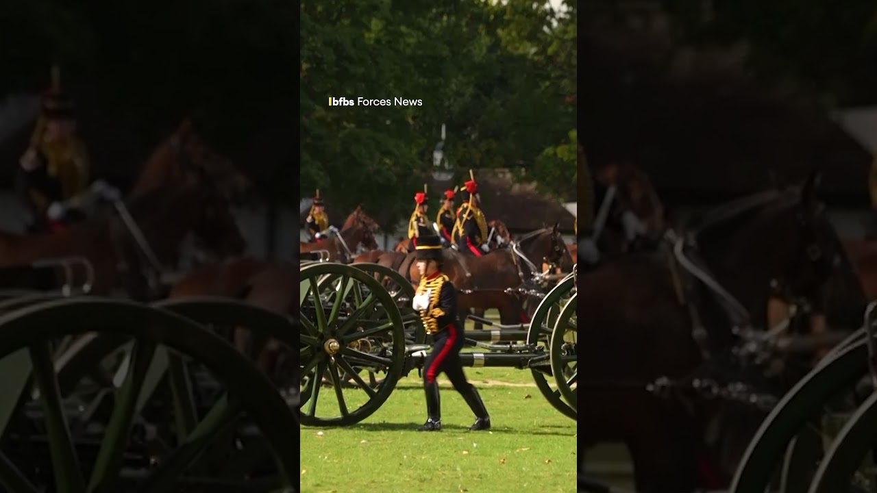 Gun salute marks King's accession anniversary💥