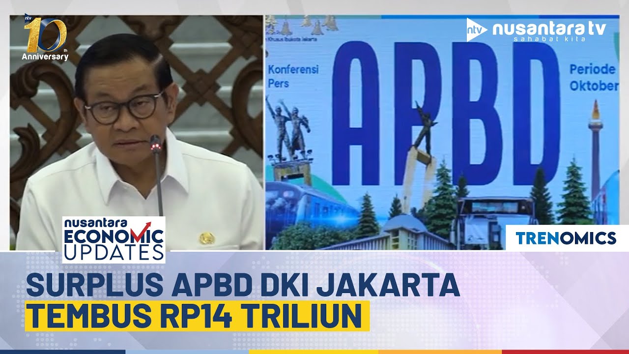 DKI Jakarta Catat Surplus APBD Rp14,43 Triliun, Pramono: Jadi Motor Ekonomi Nasional | NEU