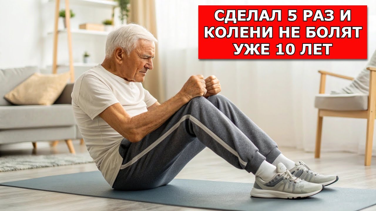 Сделал эти 3 упражнения и КОЛЕНИ не БОЛЯТ уже 10 лет
