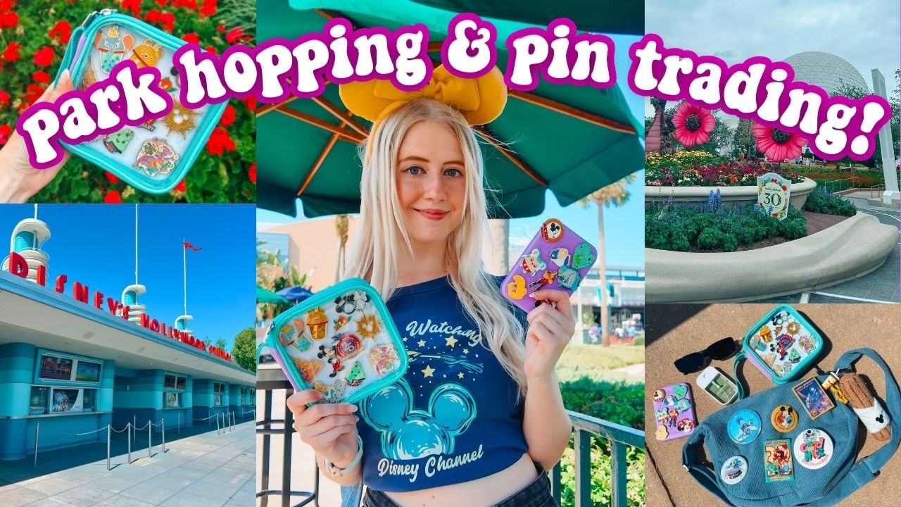 Park Hopping & Pin Trading!✨*pin boards, my trading faves, epcot snacks, & more!*