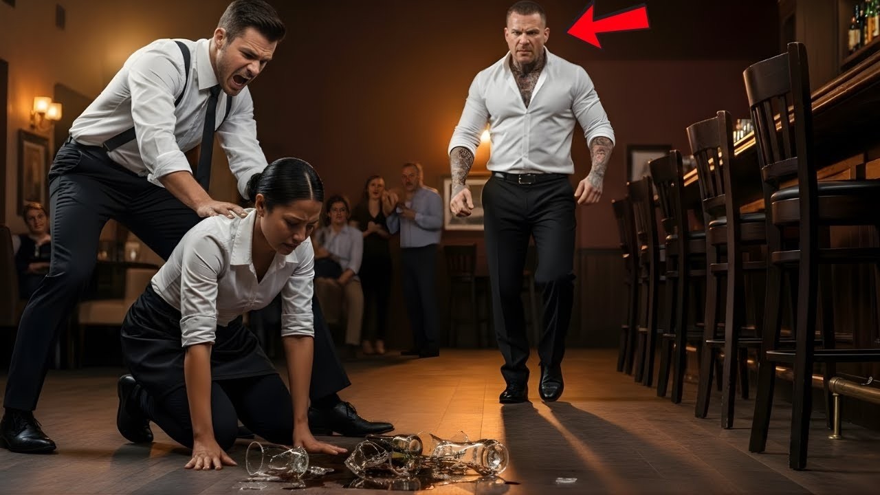Manager KNOCKED Down the New Waitress in the Bar — Not Knowing the Mafia Boss Saw It