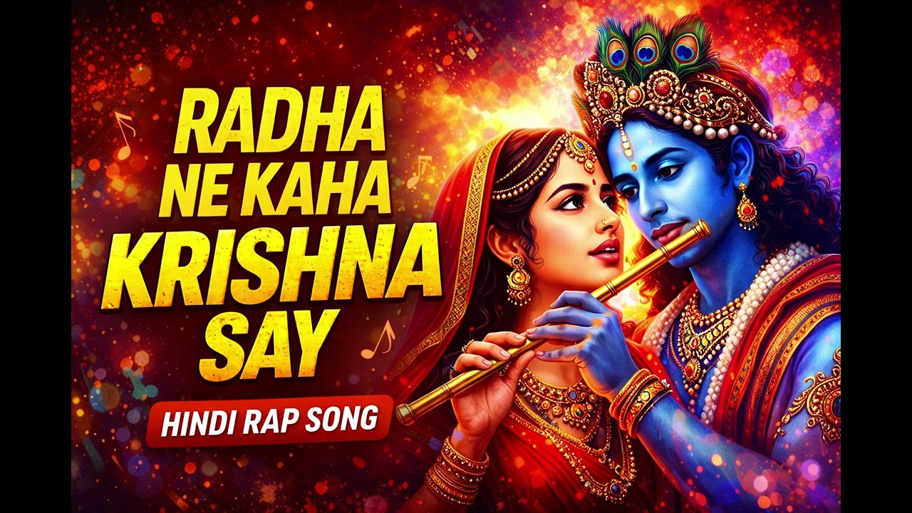 RADHA NE KAHA KRISHNA SAY | Radha Krishna Emotional Hindi Rap B-Series | Rap & Melodic Songs
