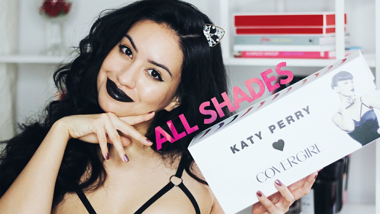 CoverGirl Katy Kat Matte Lipstick Swatches