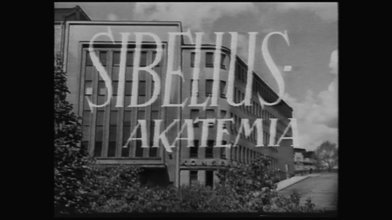 Sibelius-Akatemian esittelyfilmi vuodelta 1946