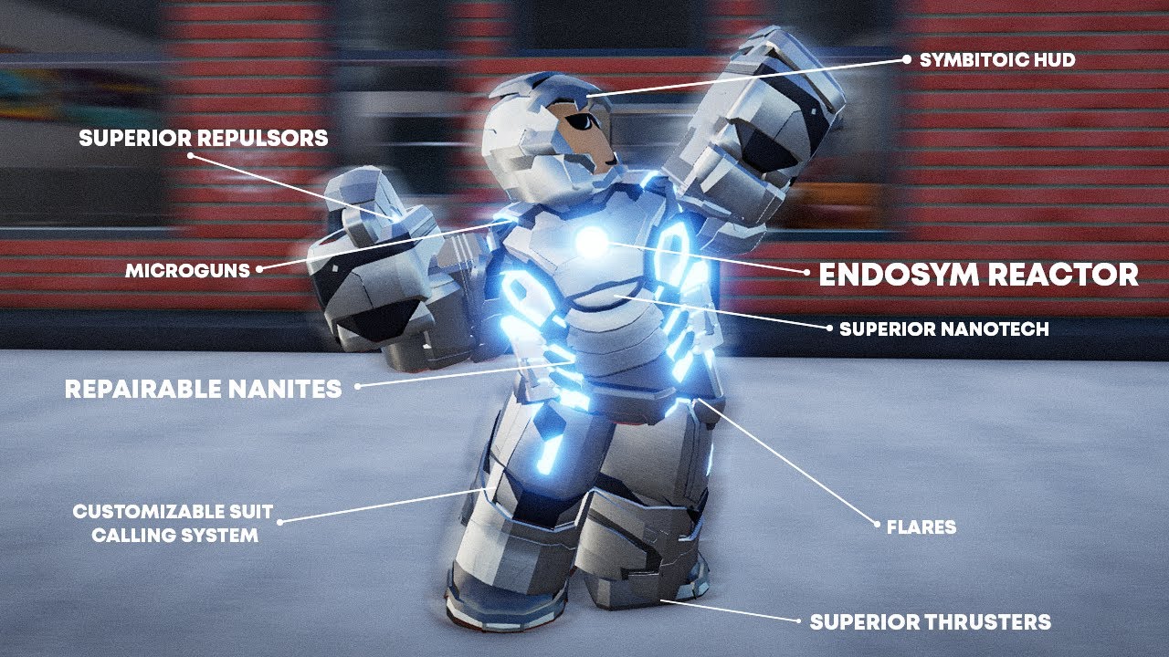 Roblox's Most Futuristic Iron Man Suit