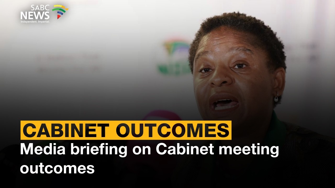 Media briefing on Cabinet meeting outcomes