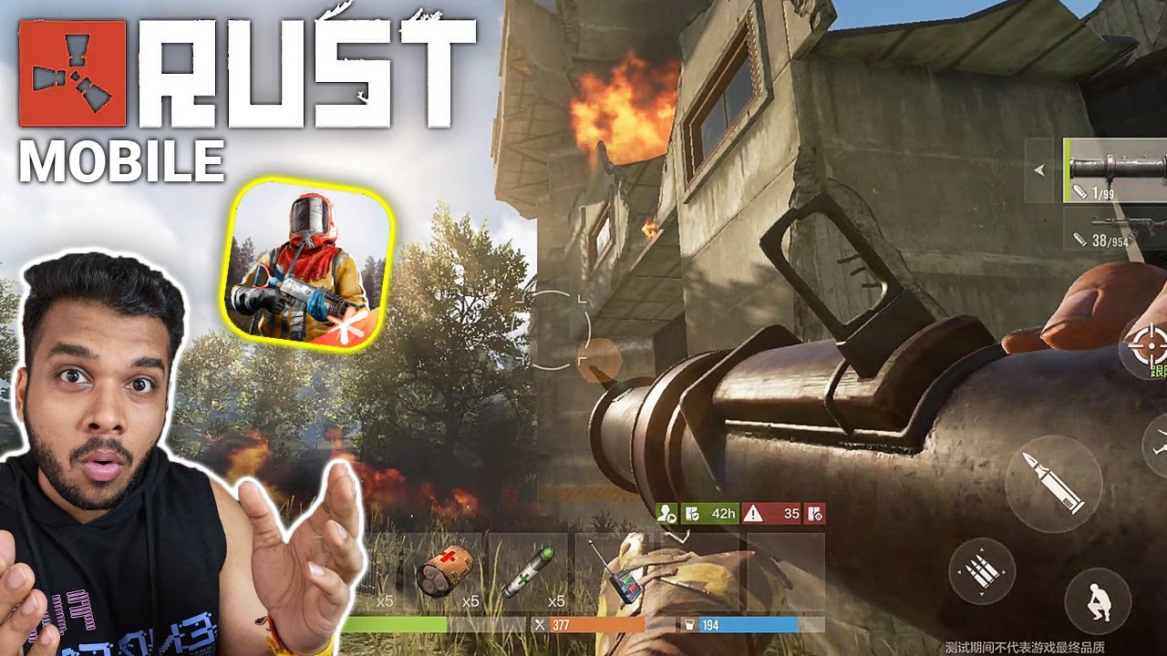ПЕРВЫЙ ВЗГЛЯД НА RUST MOBILE | СИСТЕМНЫЕ ТРЕБОВАНИЯ + ОБНОВЛЕНИЕ МОЕЙ НАСТРОЙКИ - ГРАФИКА RUST MO...