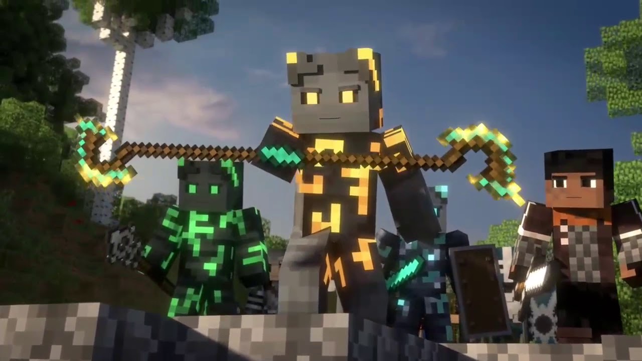 Phim minecraft nhạc hay remix chiến tranh minecraft tập 1