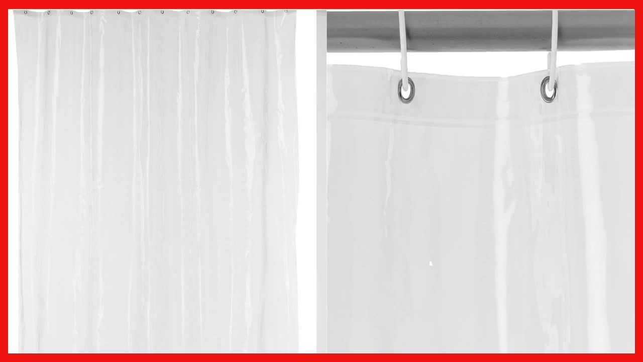 Durable PEVA Waterproof Shower Curtain Liner – Reliable, Easy to Install, and Safe